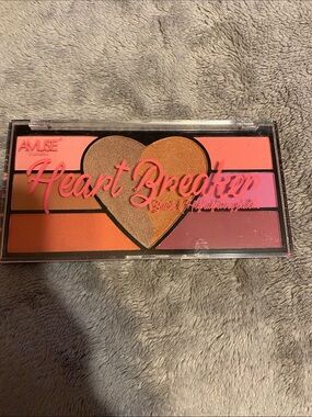 Amuse Cosmetics Heart Breaker Blush & Highlight Palette - Pink/Peach